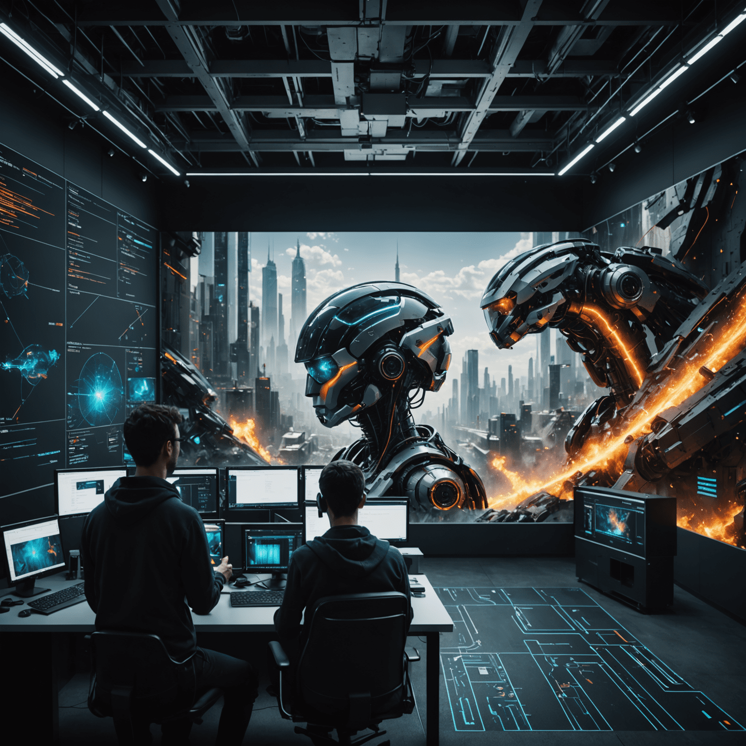 A split-screen image showing a basic prompt input on one side and the resulting complex, vibrant AI-generated scene on the other, demonstrating the power of advanced prompt engineering in deep learning video creation